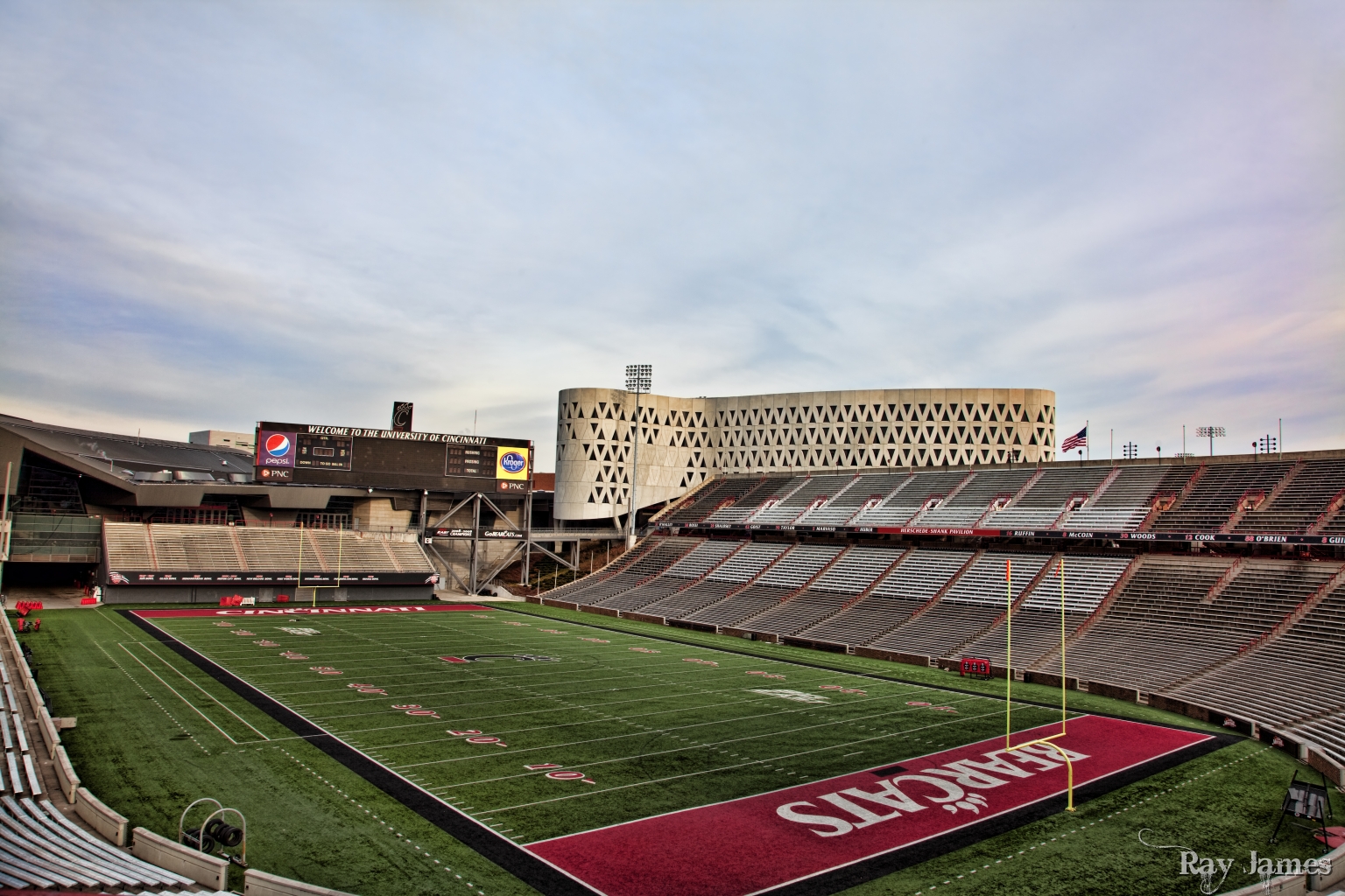 0113-8x12.jpg - University of Cincinnati's Nippert Stadium, fifth oldest college football stadium.